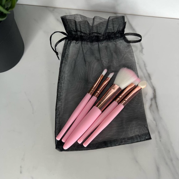 Mini Travel Size Make Up Brush Set - Picture 1 of 3